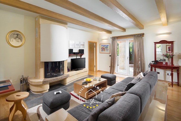 Renovated heritage interiors at Villa Vlastelini I in Istria