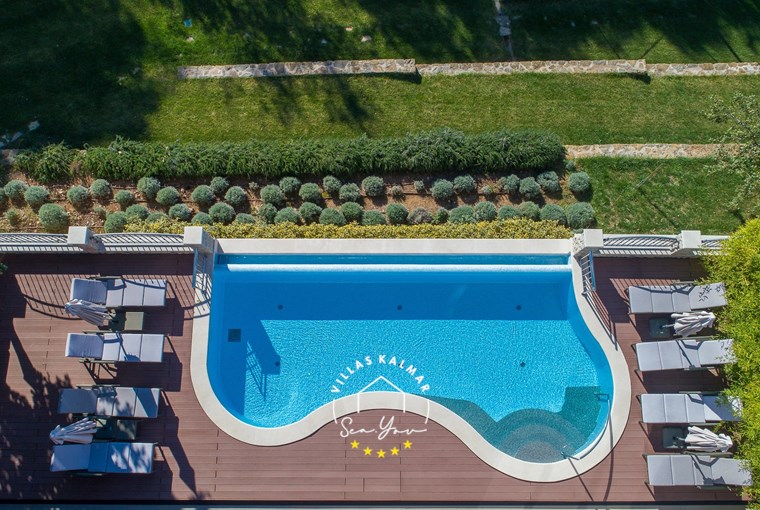 Countryside villa in Istria with private heated pool and outdoor seating