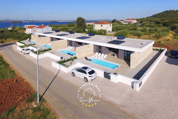 The view of the Villa K4 from above