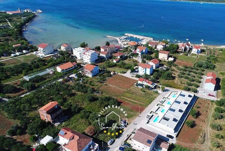 Aerial view of the Villa K4