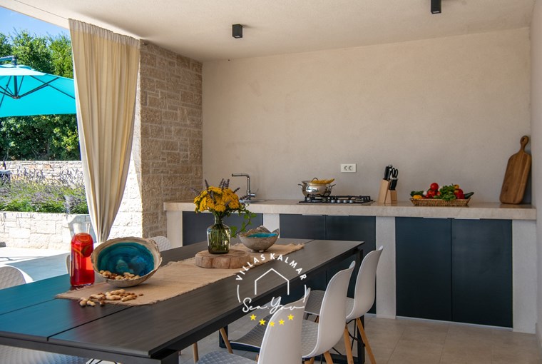 Sommerküche ideal für lokale istrische Gerichte