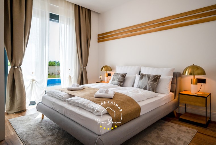 Beautiful comfortable bedroom in villa