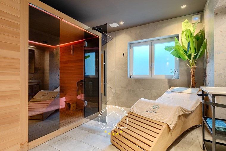 Finish sauna and relaxation spot in beautiful Villa Lovran near Opatija